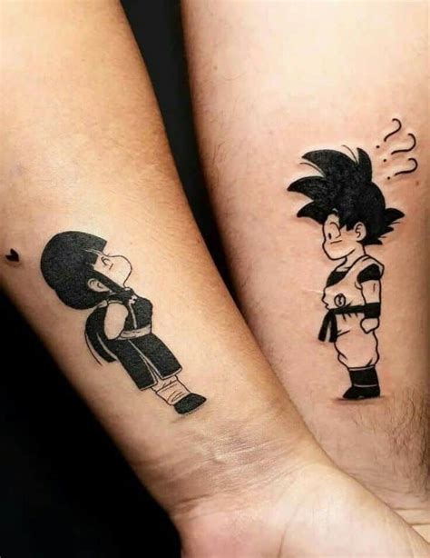 Tatuajes de pareja dragon ball